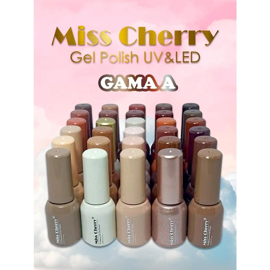 MISS CHERRY Gel esmalte semipermanente para uñas Uv Led GAMA DE 30 PZS