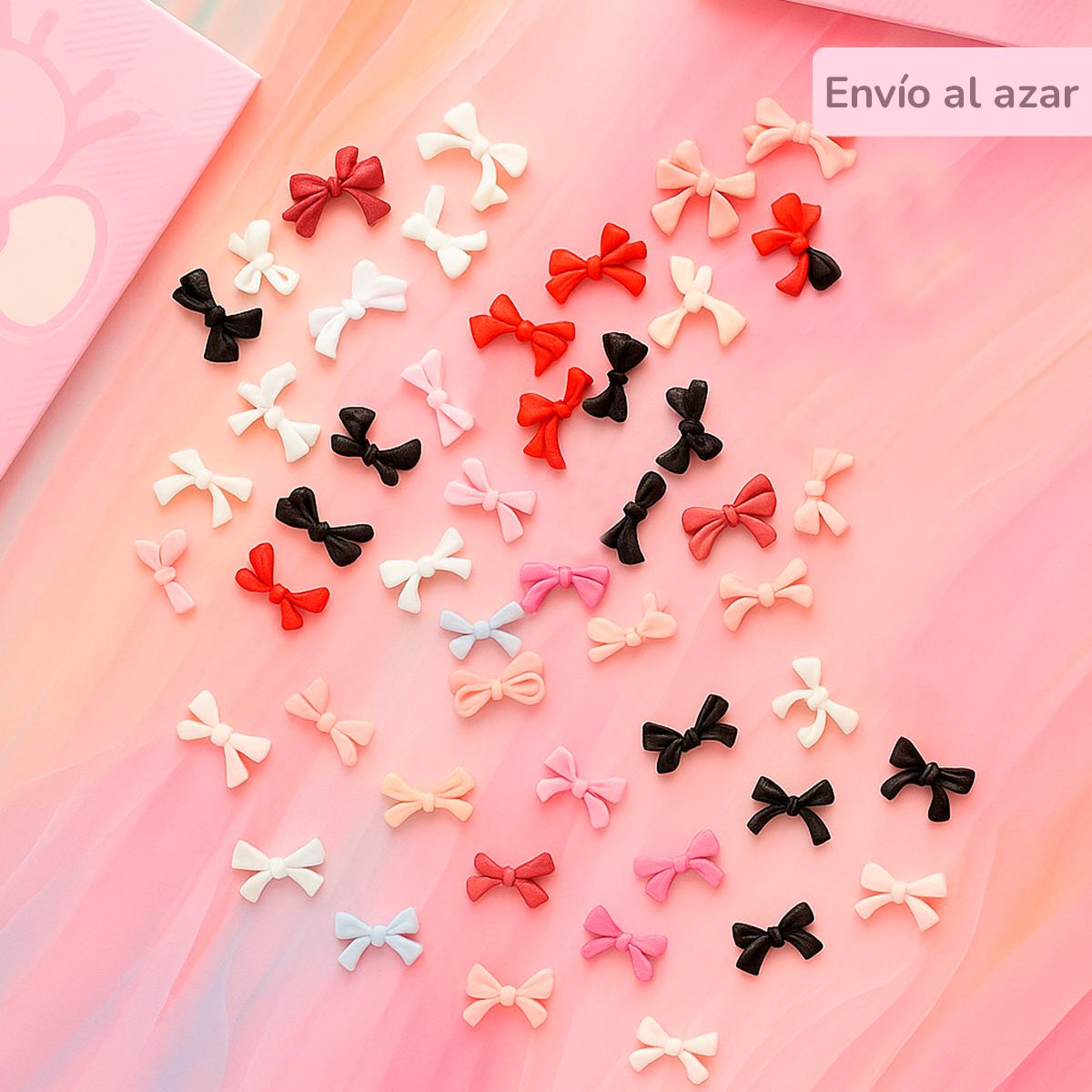 Miss Cherry Moños Coquette Para Decoración De Uñas Acrílicas Diferentes Colores