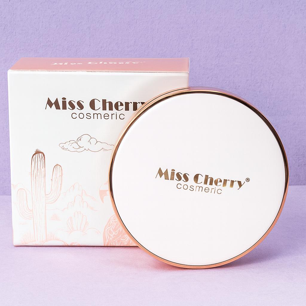 Miss Cherry Makeup Flawless Skin Base de Maquillaje en Polvo con Cobertura Suave y Acabado Natural 10g
