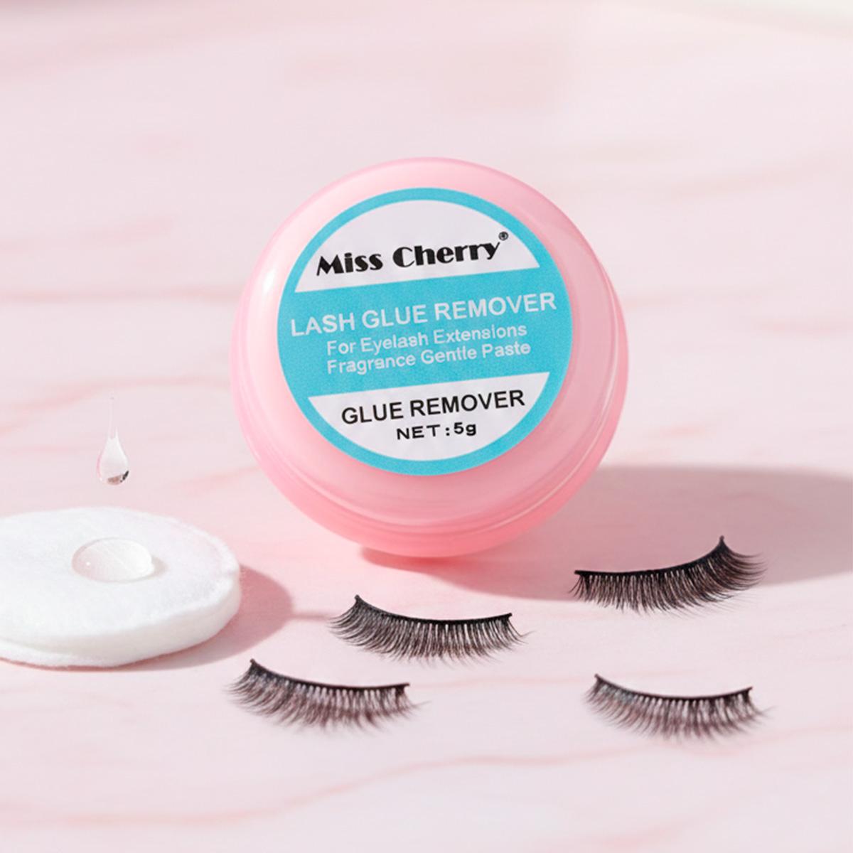 Miss Cherry 1PZ Crema removedora de extensiones de pestañas removedor De Pestañas 1x1 Extensión Lash