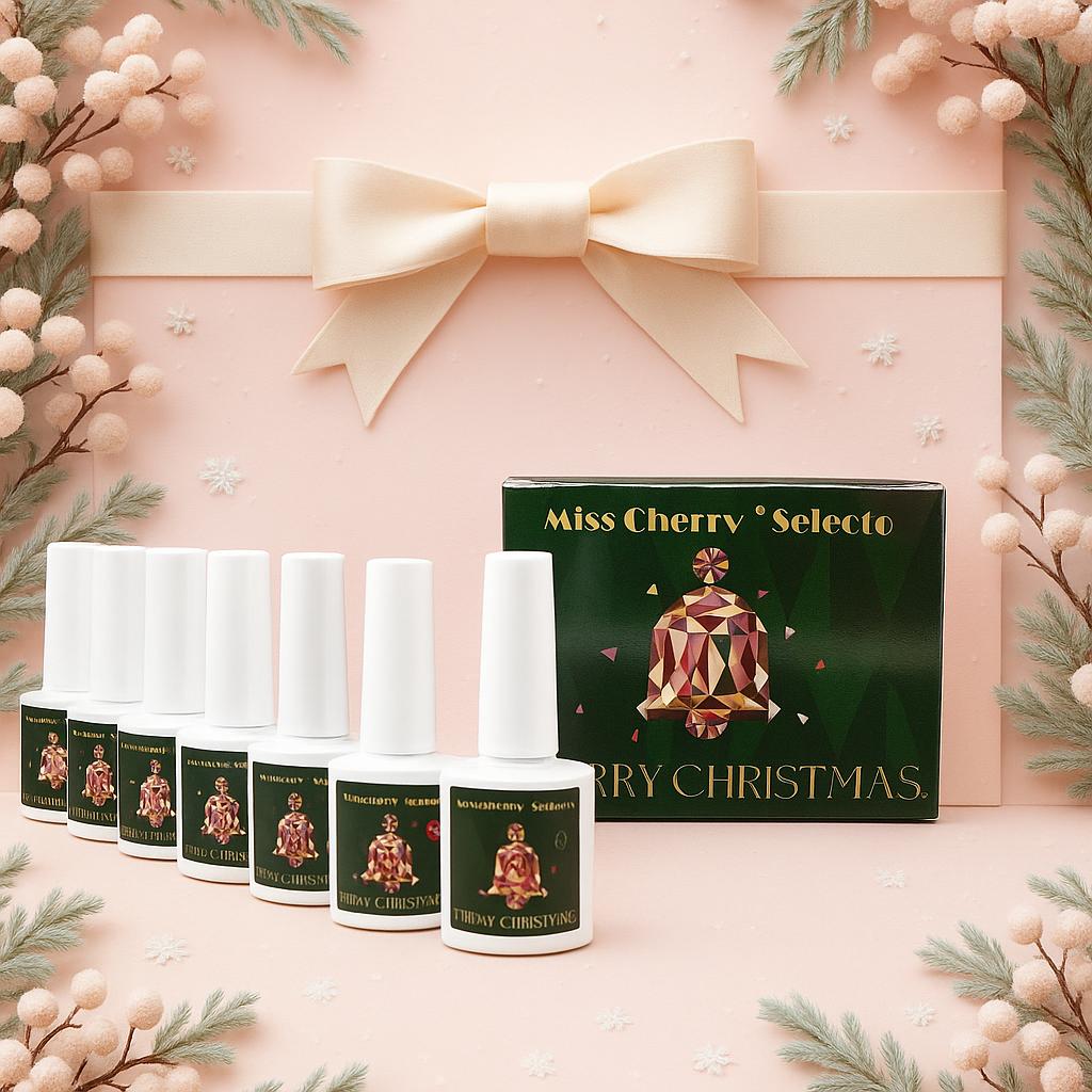 Miss Cherry Merry Christmas Gama profesiona de Navidad para manicura uñas UV LED