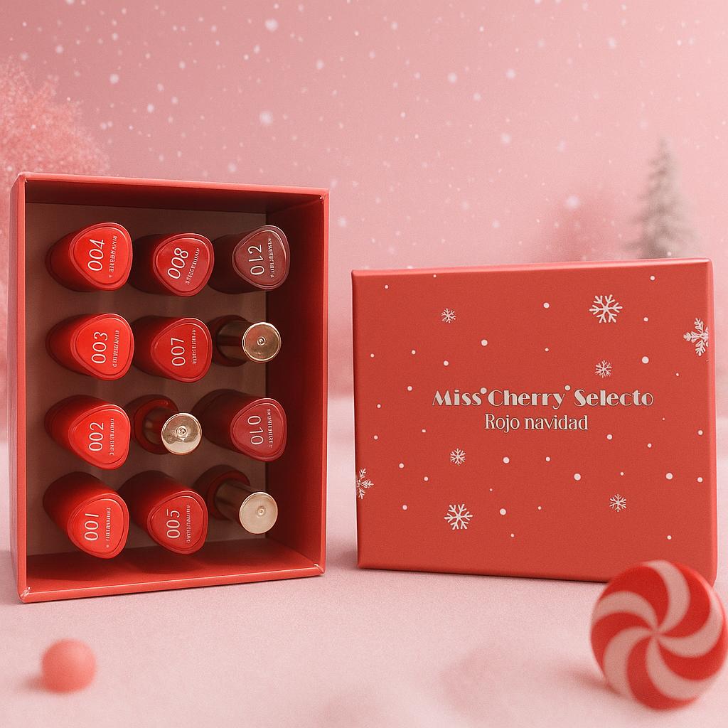 Miss Cherry Rojo Navidad gama profesional especial de Navidad para manicura UV LED uñas