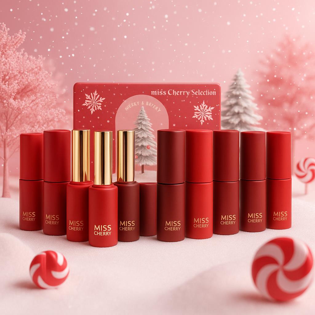 Miss Cherry Rojo Navidad gama profesional especial de Navidad para manicura UV LED uñas