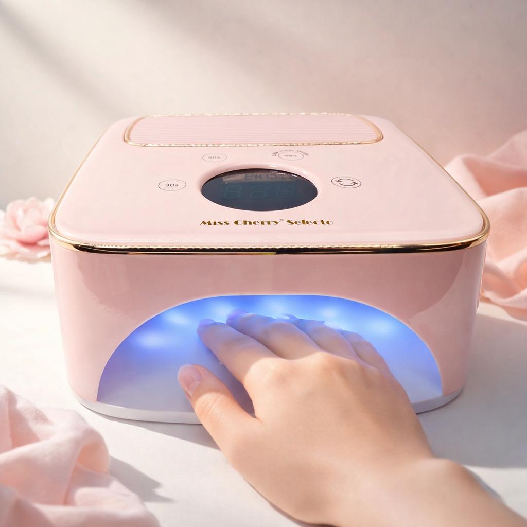 Miss Cherry Lampara UV/Led Recargable 158w 15600mAh para Esmalte de Uñas Nails Esmalte