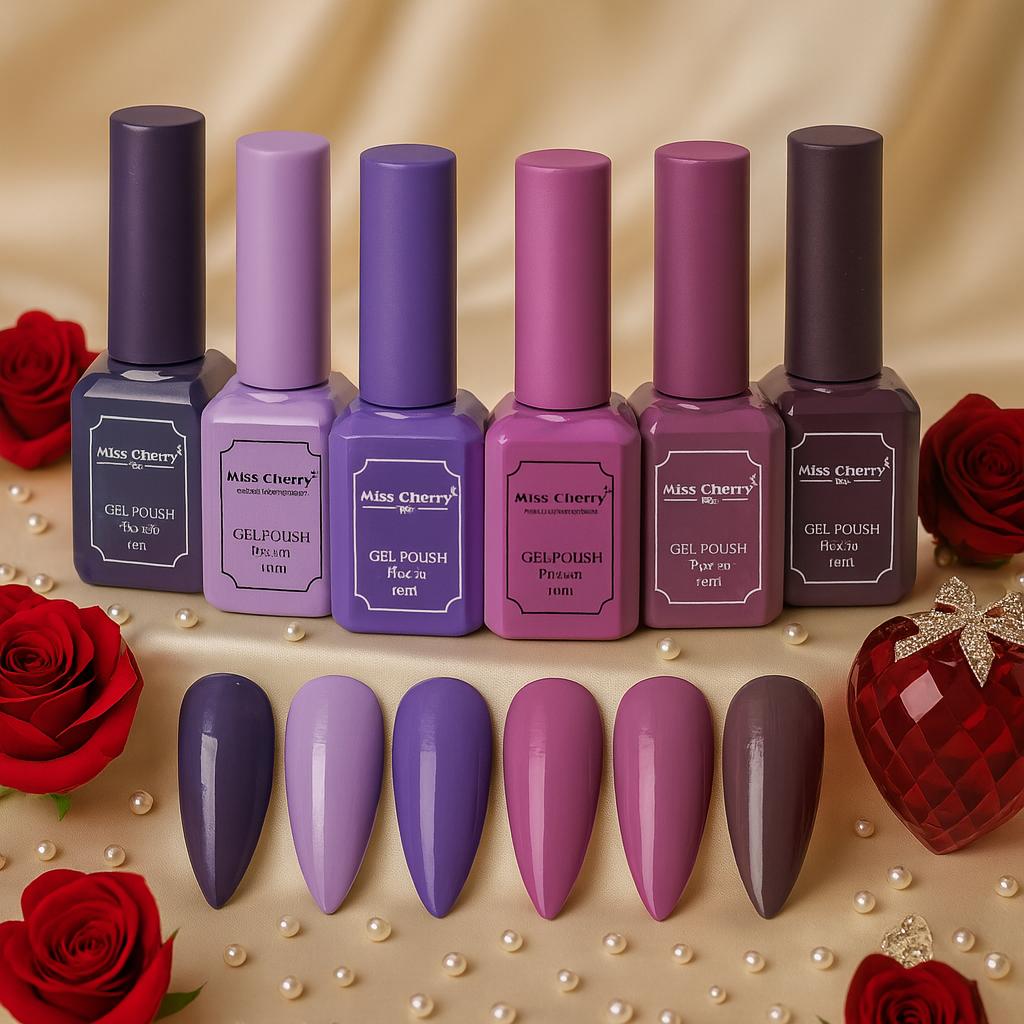 Miss Cherry Gama Gel Polish 16 ml 6 pcs GELISH Gel Semipermanente UV LED arte en u{as manicura Art nail