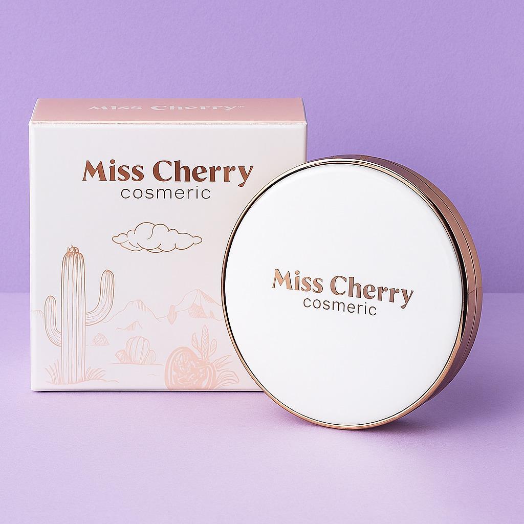 Miss Cherry Makeup Flawless Skin Base de Maquillaje en Polvo con Cobertura Suave y Acabado Natural 10g