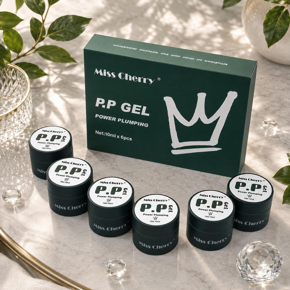 Miss Cherry Power Plumping Gel para hacer texturas y adherencia para Efectos. -Sin Capa de Inhibición-