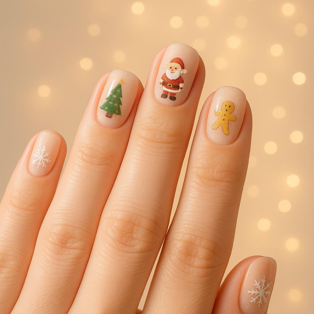 Miss Cherry Decoraciones Para Uñas De Navidad