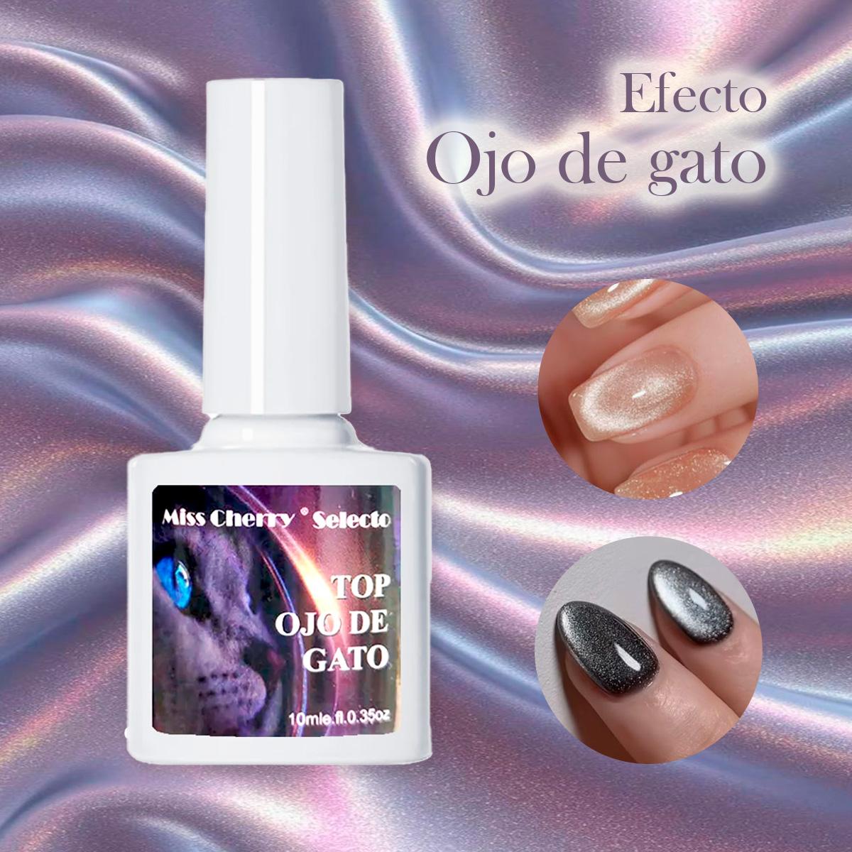 Miss Cherry Gel efecto ojo de gato gel semipermanente UV/LED para uñas manicura arte en uñas