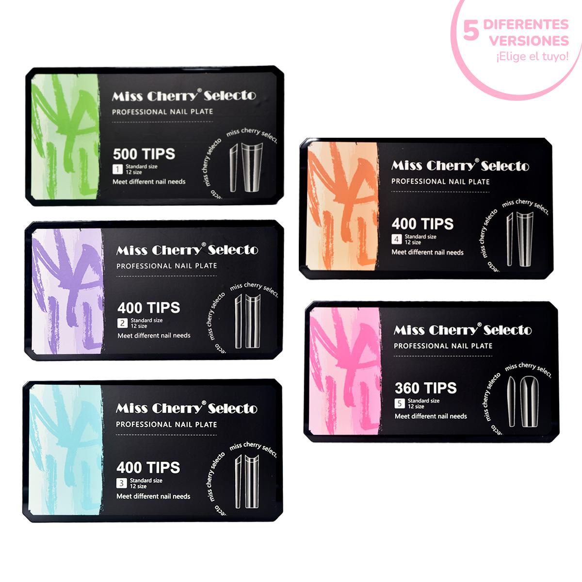Miss Cherry TIPS Profesionales para uñas Profesional Nail Plate