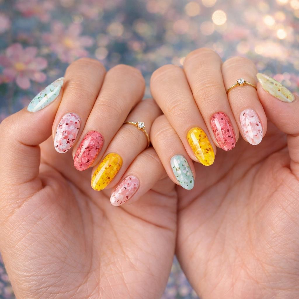 Miss Cherry Base Flower gama UV/LED profesional manicura uñas 10ml 6 piezas