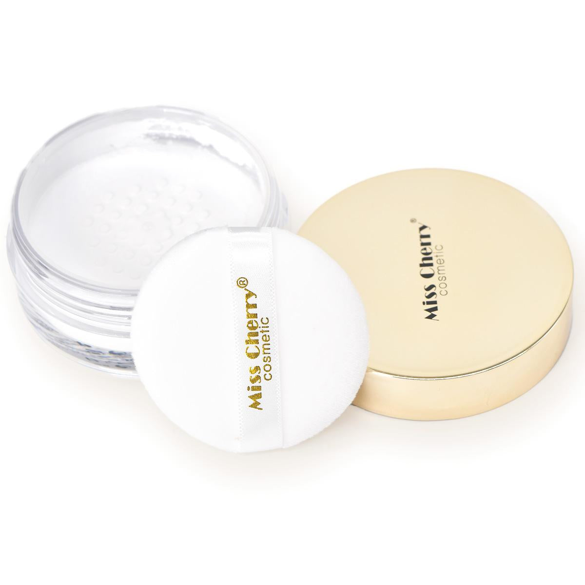 Miss Cherry Makeup Polvo Traslucido Fijador de Maquillaje con Acabado Natural y Control de Brillo 12g