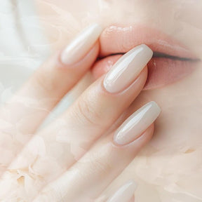 Miss Cherry Gel Blanco Lechoso Uv/led Gel Semi Permanente Uñas Gel Semipermanente Lechoso 6PCS