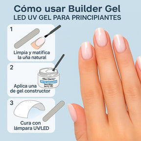 Miss Cherry Gel de Construccion Builder Gel LED UV GEL Profecsional Nail profecional manicura uñas 6pcs