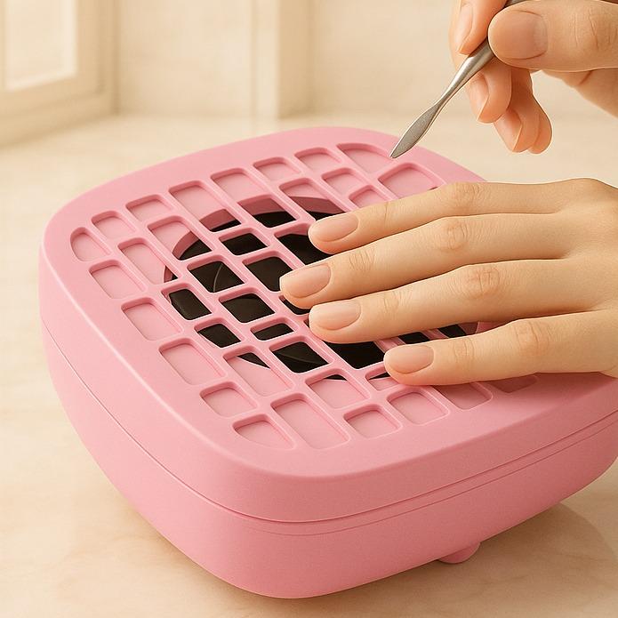 Miss Cherry Extractor de Polvo de Uñas colector con filtro reutilizable Potente Ventilador de Vacío de Uñas