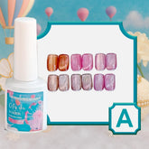 Miss Cherry Gel Esmalte Semipermanente para Uñas Ojo de Gato Sky 6 pzs 10 ml