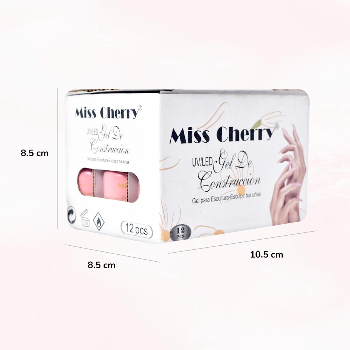 Miss Cherry Gel de Construccion UV/LED profesional para manicura arte en uñas