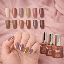 Miss Cherry Gama de 12 piezas Gel semipermanente Multicolor para uñas UV-Led