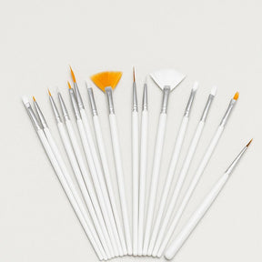 Miss Cherry Juego de pinceles 15 piezas profesionales para el arte en u{as manicuristas ART NAIL