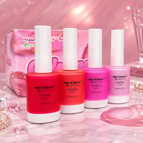 Miss Cherry Gama 21 ml Gelatina Jelly 12 piezas   gel semipermanente UV LED uñas manicura ART NAIL