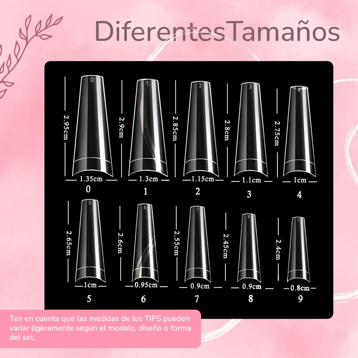 Miss Cherry TIPS Profesionales para uñas Profesional Nail Plate