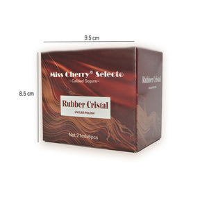 Miss Cherry Rubber Cristal 21ml 6 piezas