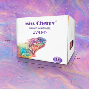 Miss Cherry Gama Camaleón gel semipermanente UV LED Glittergel Para Uña