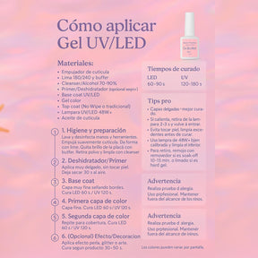 Miss Cherry Gama PERLA gel UV LED semipermanente profesional  12 pcs