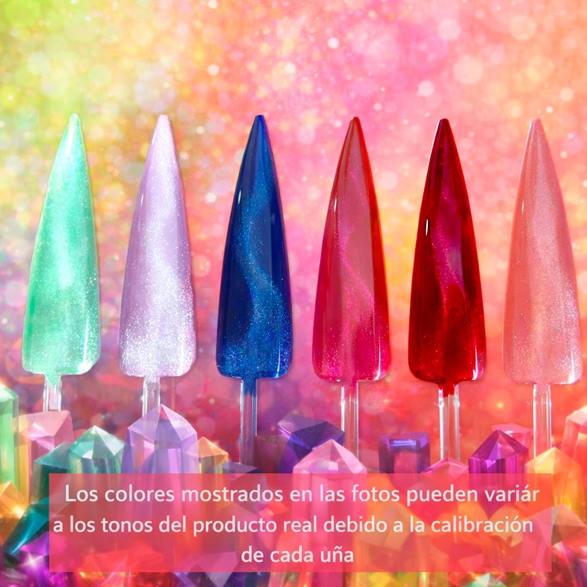 HEMATPOFREE Miss Cherry Fusion ojo de gato efecto gel uñas manicura