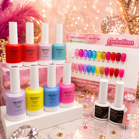 Miss Cherry Gama 21 ml Gelatina Jelly 12 piezas   gel semipermanente UV LED uñas manicura ART NAIL