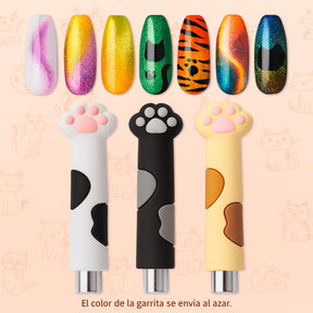 Miss Cherry Iman Patitas, 2pz para Efecto Ojo De Gato, Manicura Semipermanente iman Modelos enviados al azar