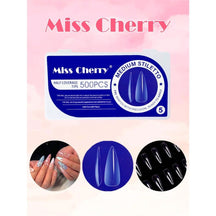 Miss Cherry Tips para el arte de las uñas acrilicas naturales 500 pcs