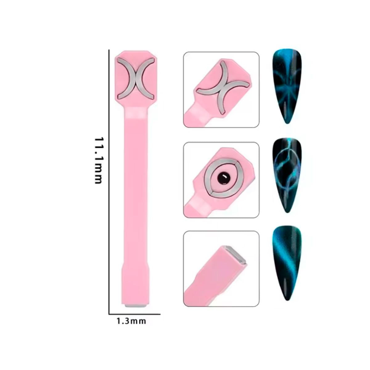 Miss Cherry Iman varita 3en1 Para Efecto Ojo De Gato en uñas, Arte en uñas con efecto