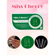 Miss Cherry Tips para el arte de las uñas acrilicas naturales 500 pcs