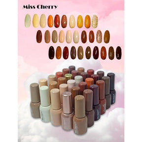 MISS CHERRY Gel esmalte semipermanente para uñas Uv Led GAMA DE 30 PZS
