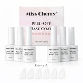 Miss Cherry PEEL-OFF Base coat practice gel facil de remover retiro despegable