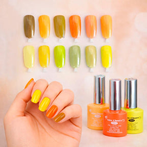 Miss Cherry Gama de 12 piezas Gel semipermanente Multicolor para uñas UV-Led