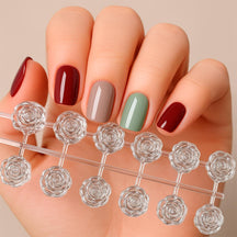 Miss Chaerry Tips de Muestrario Diferentes Modelos puntas transparentes tablero de Color de uñas tarjeta de puntas