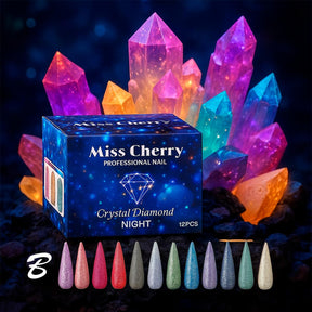 Miss Cherry Gama CRYSTAL DIAMOND Gel semipermanente UV LED 12 pcs