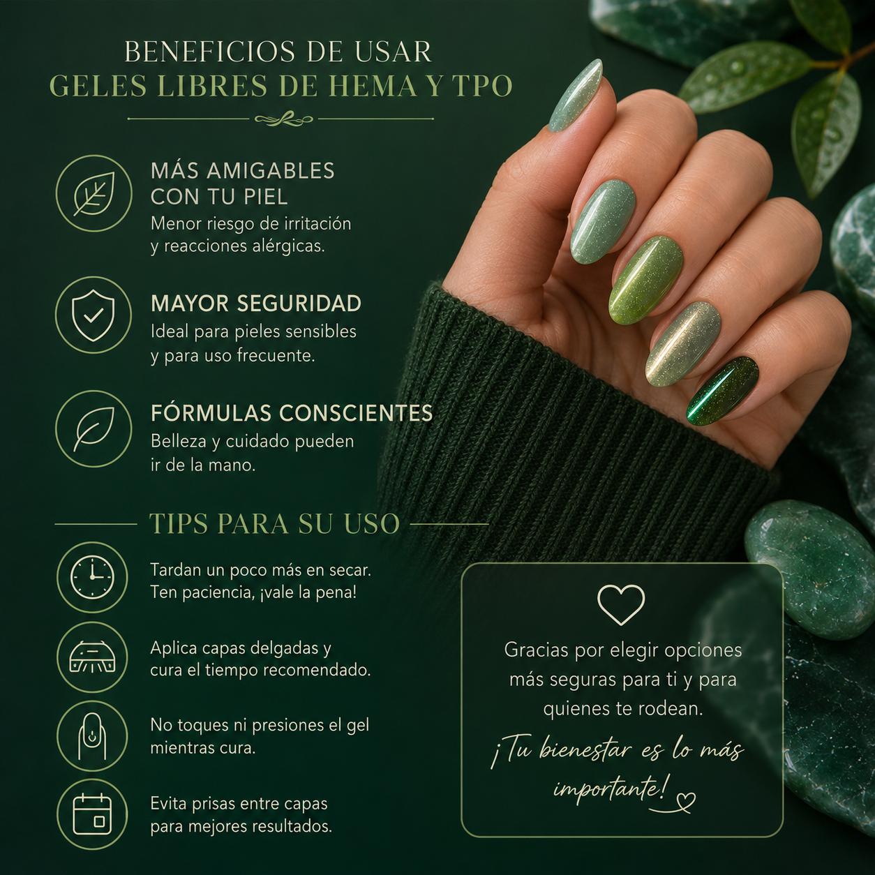 Miss Cherry Jade efecto ojo de gato gama de esmaltes profesionales uñas gel