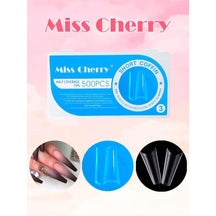Miss Cherry Tips para el arte de las uñas acrilicas naturales 500 pcs