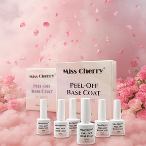 Miss Cherry PEEL-OFF Base coat practice gel facil de remover retiro despegable