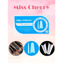 Miss Cherry Tips para el arte de las uñas acrilicas naturales 500 pcs