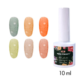 Miss Cherry Gel Jardin UV/Led Esmalte para Uñas 10 ml 6 pzs