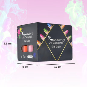 Miss Cherry Gel Glow translúcido con efecto Fluorescente para uñas manicura UV/LED