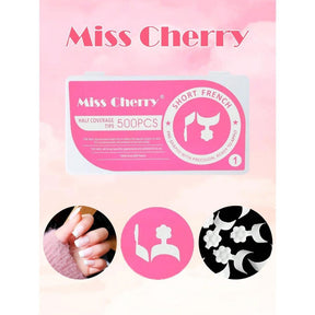 Miss Cherry Tips para el arte de las uñas acrilicas naturales 500 pcs