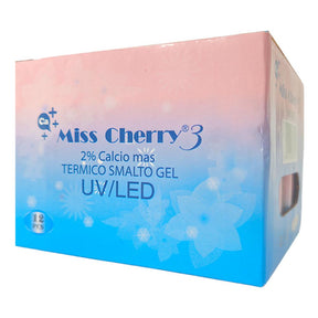 Miss Cherry Gel Esmalte Semipermanente Efecto Térmico para Uñas 12 pzs 10 ml