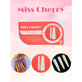 Miss Cherry Tips para el arte de las uñas acrilicas naturales 500 pcs
