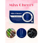 Miss Cherry Tips para el arte de las uñas acrilicas naturales 500 pcs