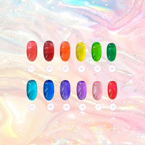 Miss Cherry Gama Gelatina 12 piezas 10ml gel semipermanente UV LED uñas manicura ART NAIL